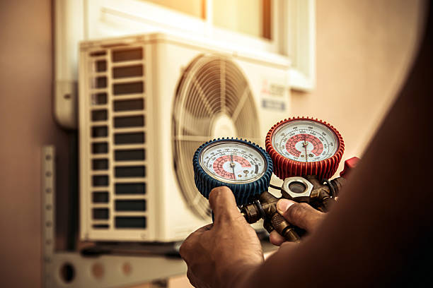 Professional Hvac technician working in West Point, NE